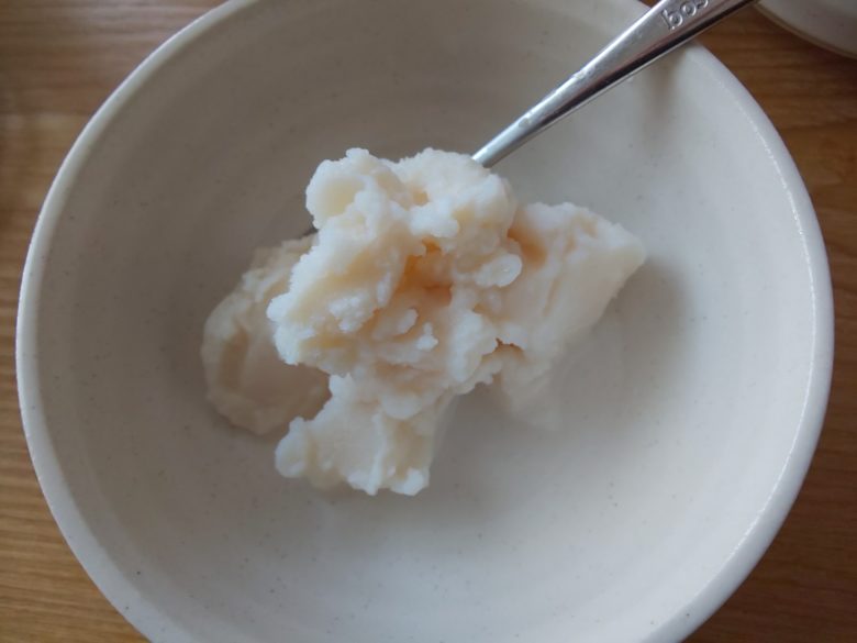 凍らせてデザートになる豆乳飲料白桃の画像